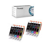 10 Cartucce Canon PGI-570 CLI-571 Nero + Colori Compatibili