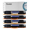 4 Toner HP CE 310 A 126A Nero + Colore Compatibile