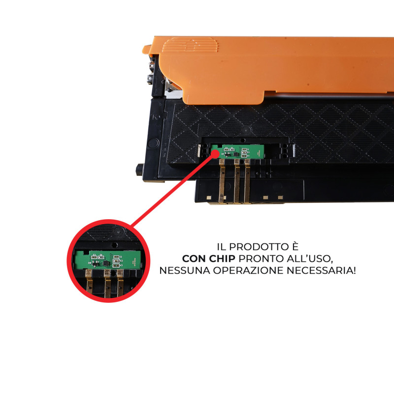 Toner HP W2071A Ciano CON CHIP Compatibile