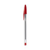 BIC Penne Rosso a Sfera, Cristal Original, Punta Media, 1 mm, Confezione da 50 Penne