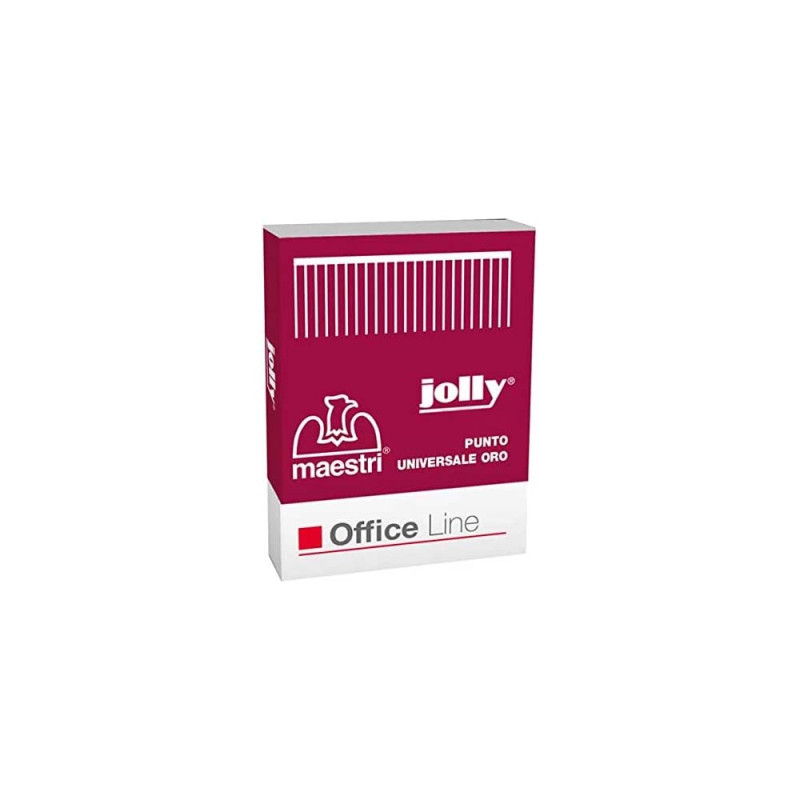 Punti Metallici per Cucitrice Jolly Oro Passo 6 mm - 10.000 punti