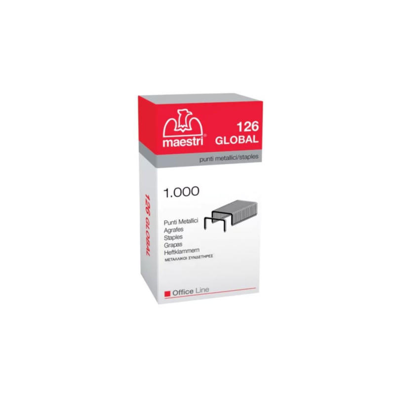 Punti Metallici 24/6 per Cucitrice Primula 12 - 10.000 punti zincati