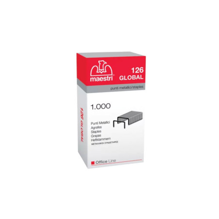 Punti Metallici 24/6 per Cucitrice Primula 12 - 10.000 punti zincati