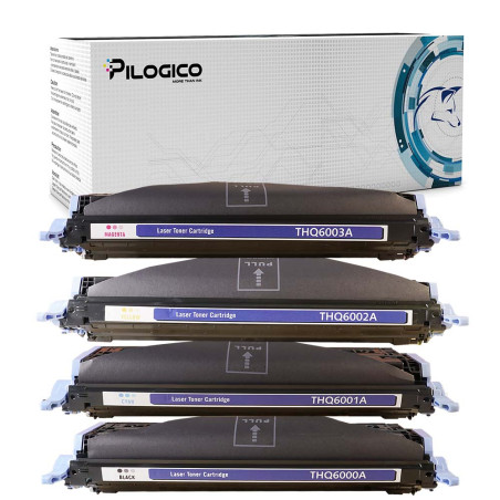 Toner HP Q6000A KIT4 124A Nero + Colori Compatibile