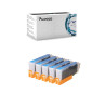 5 Cartucce Canon CLI-571 Ciano Compatibili